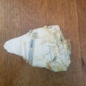 Blue Kyanite In Matrix Display Specimen Mitchell County Nc 14.7 Oz